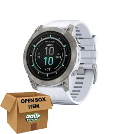 Garmin Epix Pro (Gen 2) Active Smartwatch Sapphire Edition 51 mm Titanium w/Whitestone Band (Open Box)