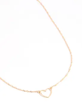 Gold Heart Necklace