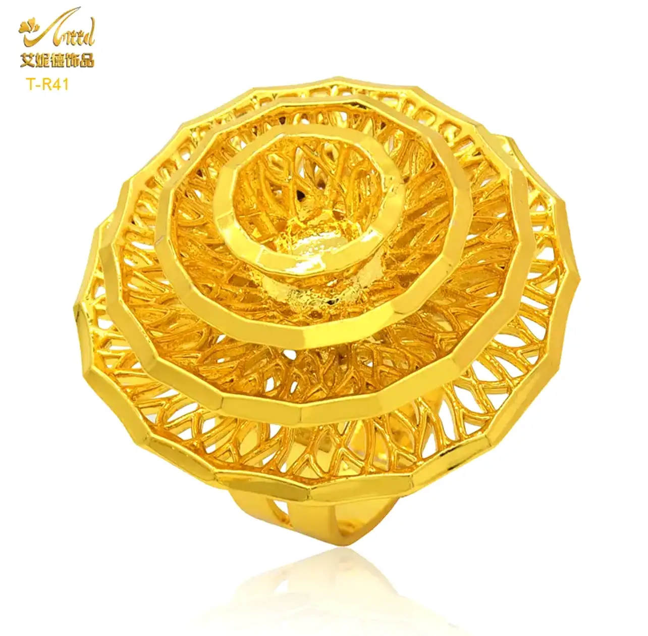 Gold Plated Finger Ring for Women S4854195