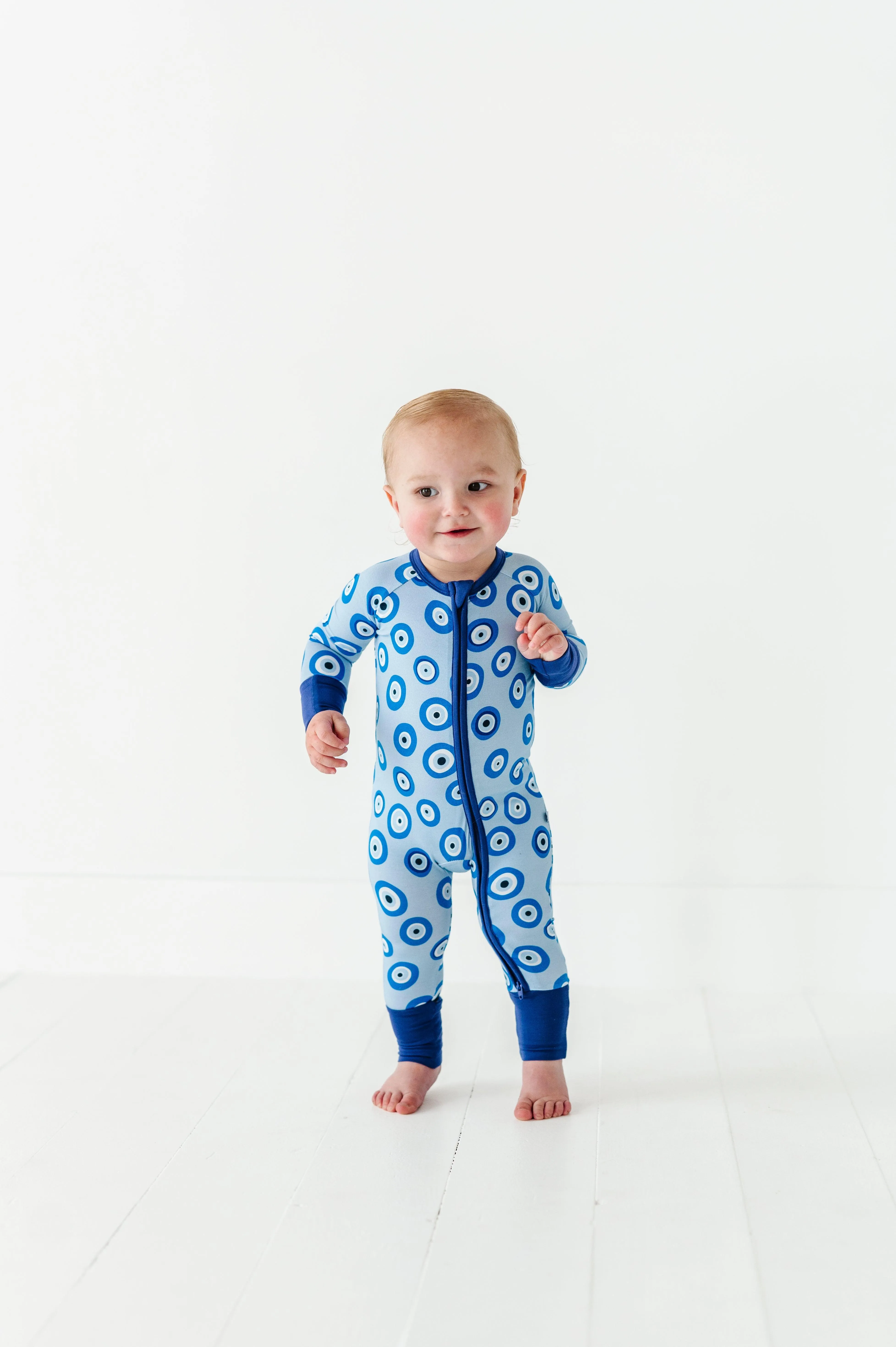 Greek Eyes Baby Bamboo Pajamas