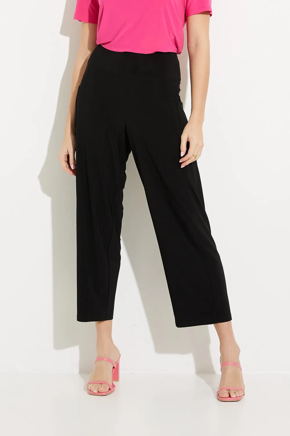 High-rise Wide Leg Capris Style 231066