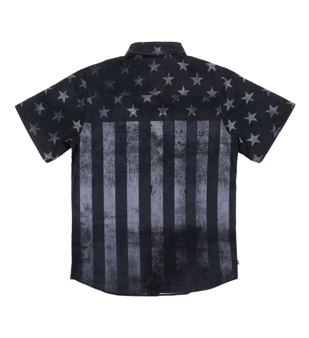 'Howitzer' Men's Liberty or Death Button Down - Black