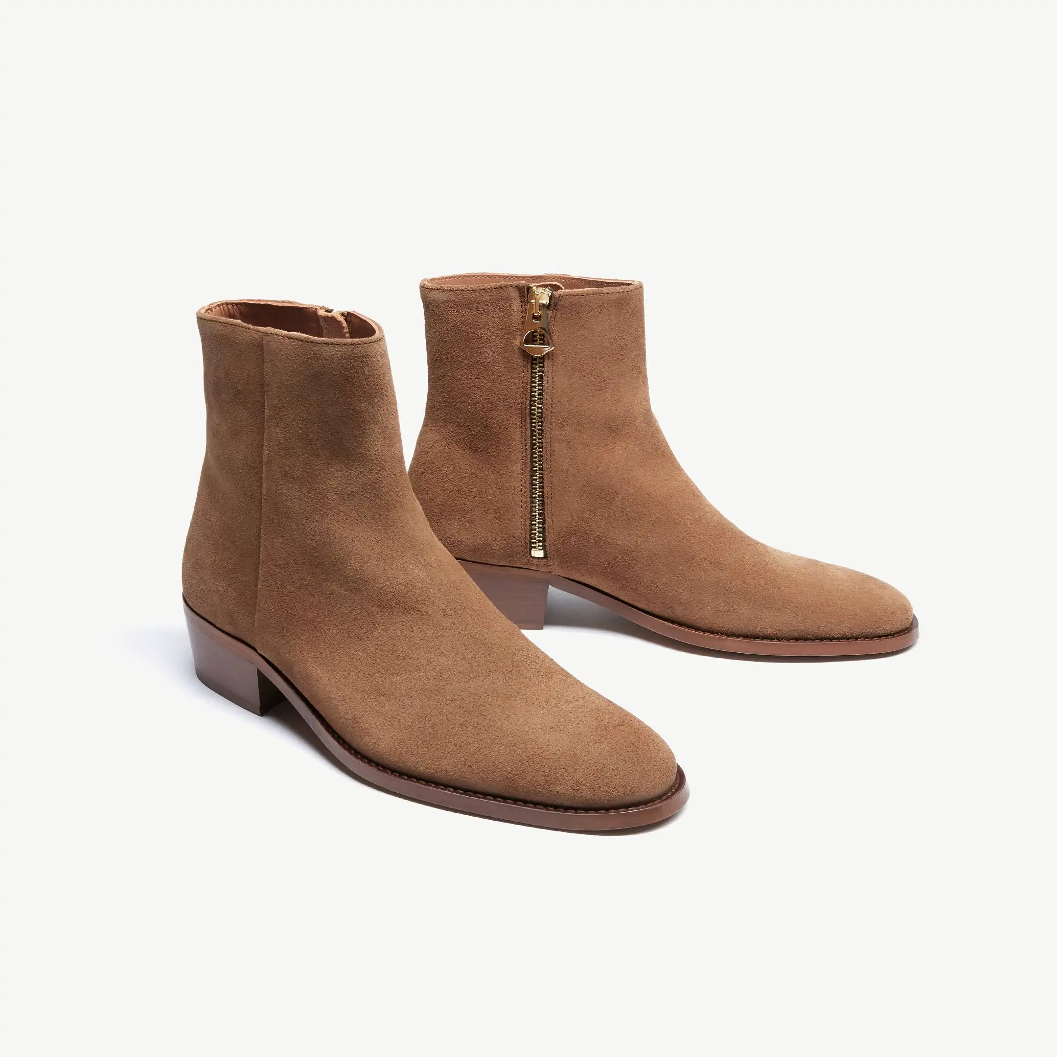 Hoxton Zip Up Cuban Heel Boot