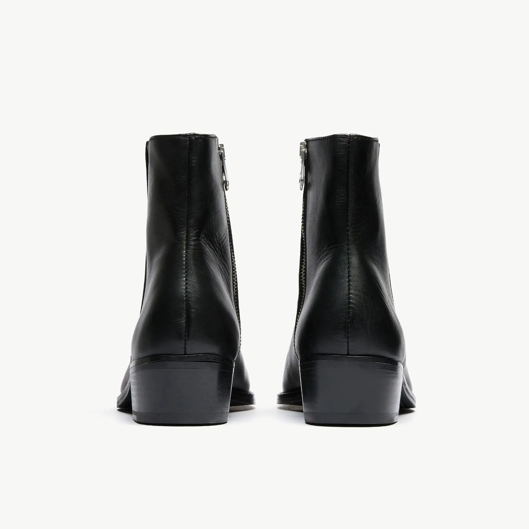 Hoxton Zip Up Cuban Heel Boot