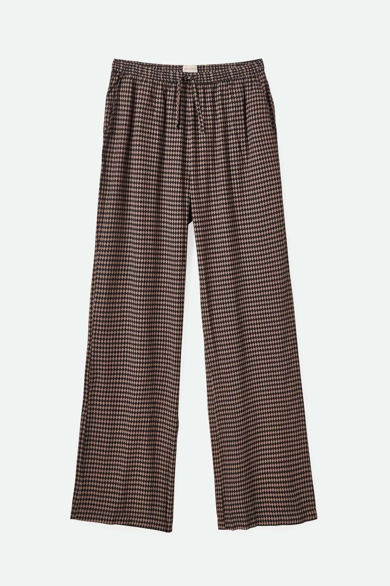 Hudson Lounge Pant - Washed Black/Cinder Grey Diamond Check