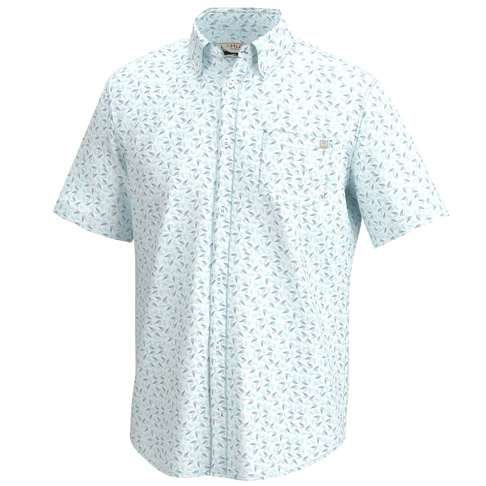 'Huk' Men's Kona Jig Huk Button Down - Ipanema