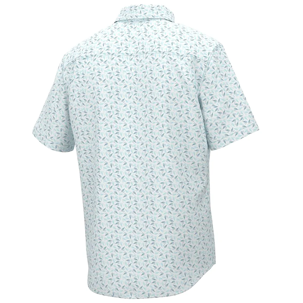 'Huk' Men's Kona Jig Huk Button Down - Ipanema