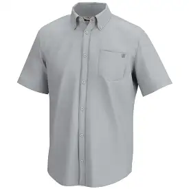 'Huk' Men's Kona Solid Button Down - Harbor Mist