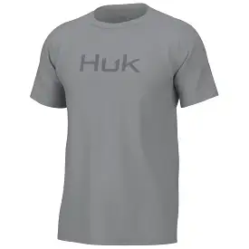 'Huk' Men's Logo Tee - Harbor Mist