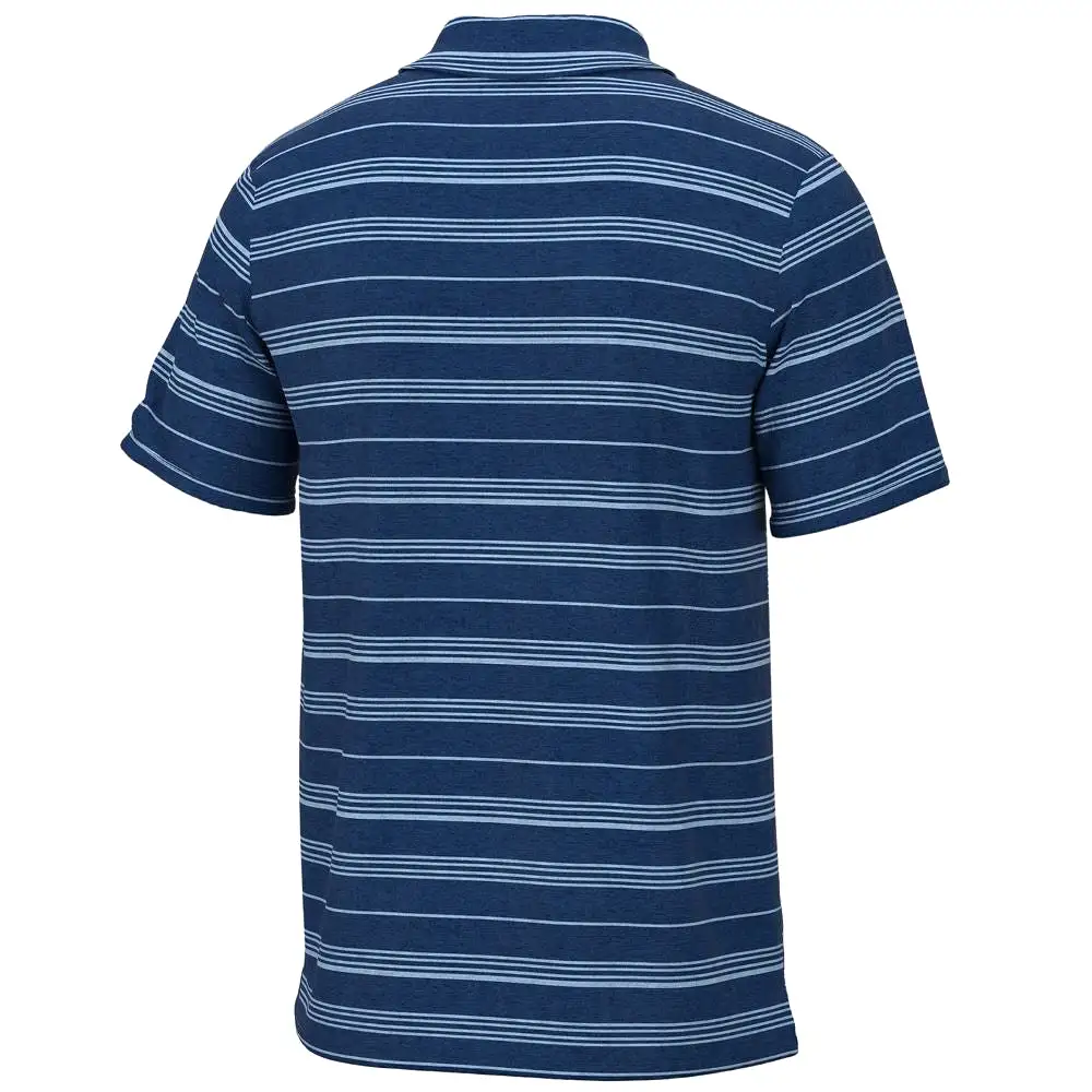 'Huk' Men's Twin Lakes Waypoint Polo - Set Sail