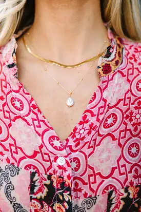 It's All For You Pearl Pendant Necklace