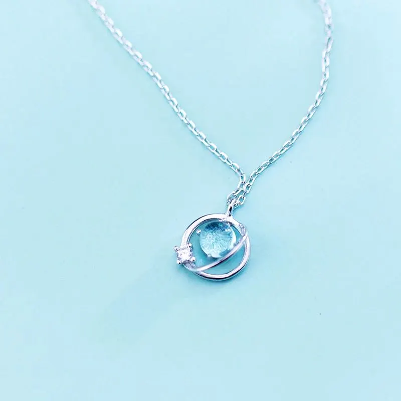 JAPANESE SWEET BLUE UNIVERSAL NECKLACE BY8088