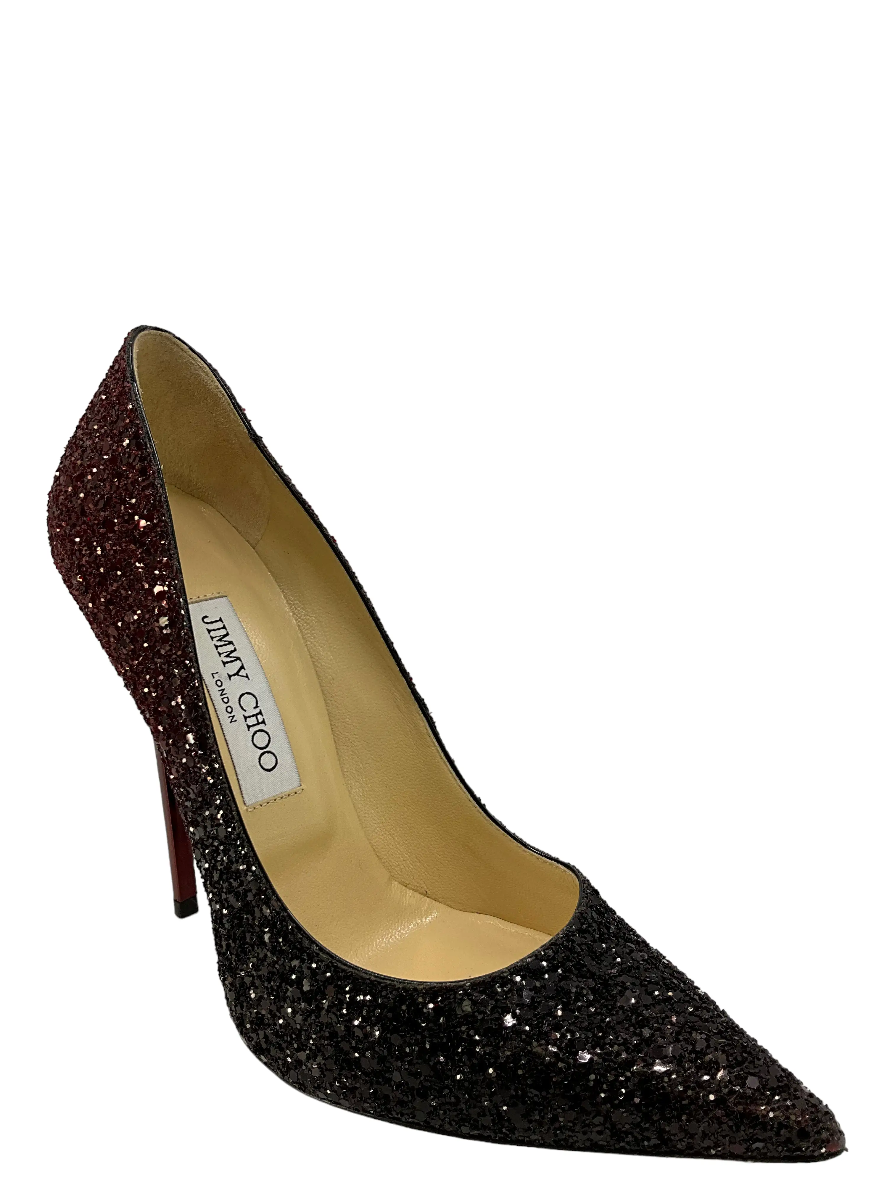 Jimmy Choo Ombre Crystal Pumps Size 7.5