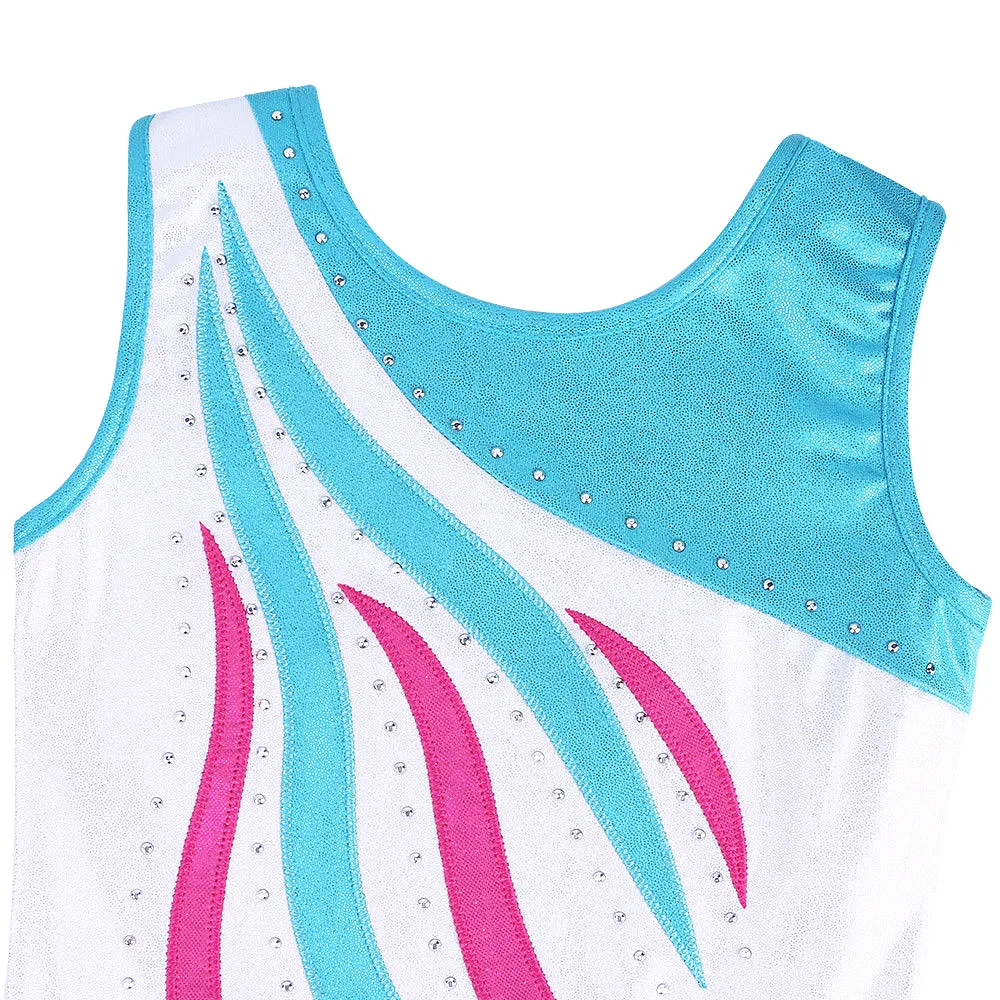 Just Ballet Turquoise Flight Gymnastic leotard