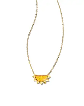 Kendra Scott Sienna Half Sun Pendant Necklace