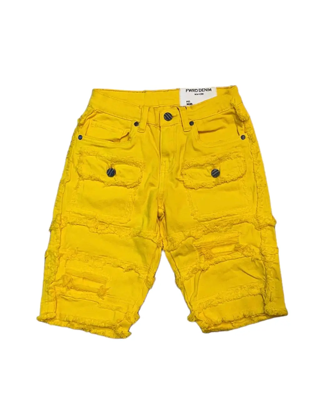 Kid’s Layered Graffiti Saints Twill Shorts