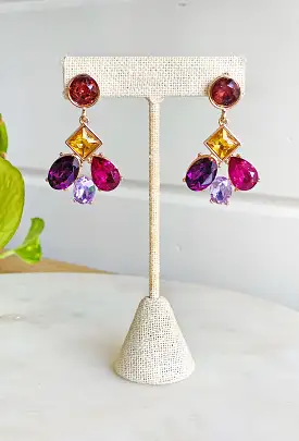 Knock Out Crystal Earrings