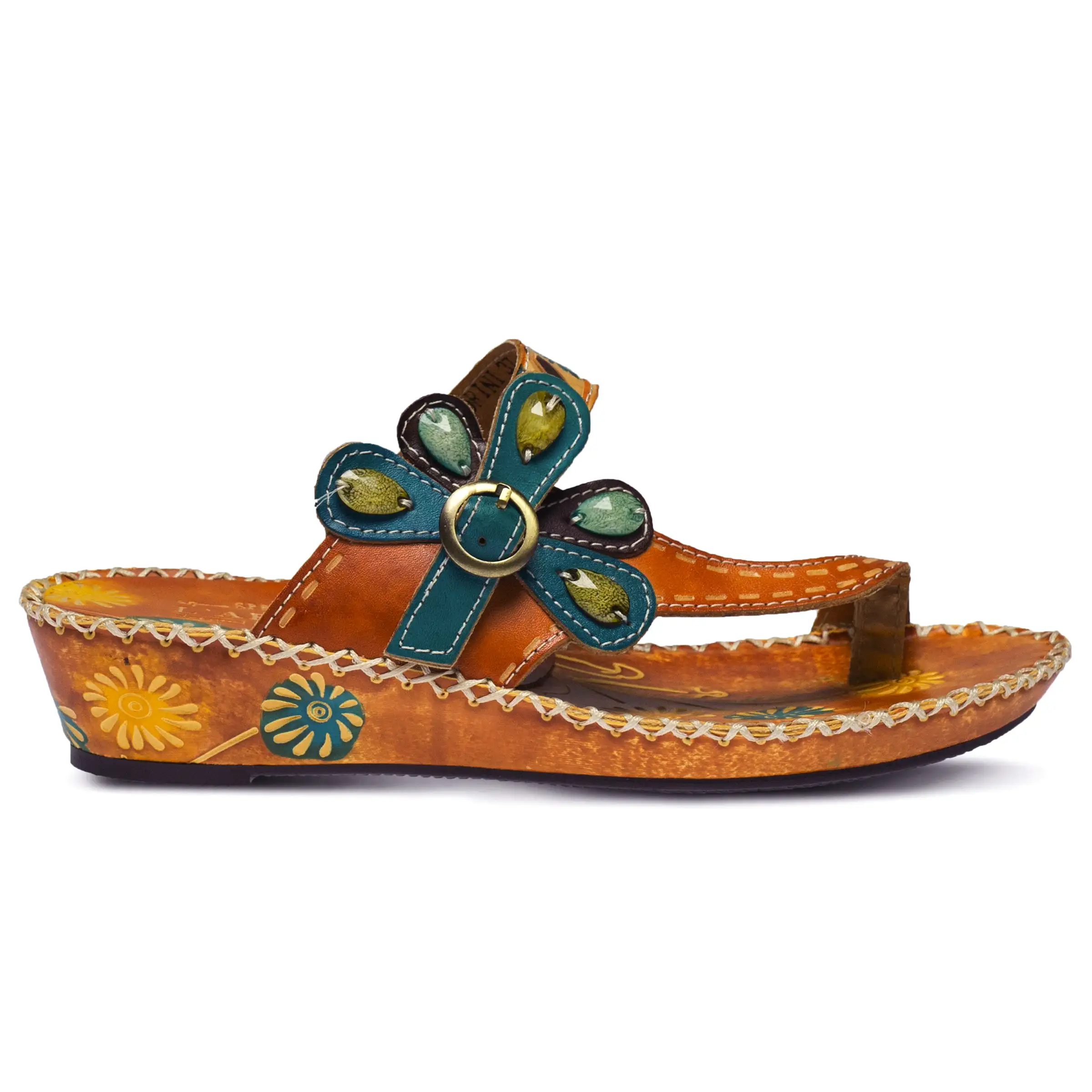 L'ARTISTE SANTORINI SLIDE SANDAL