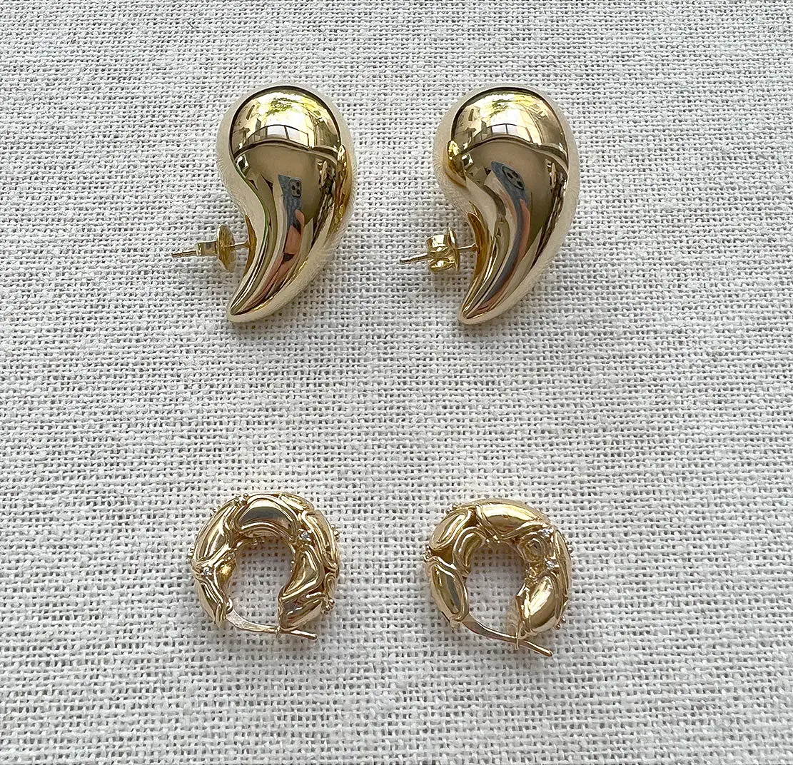 Lava Hoops, Gold