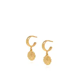 LEO Mini Earrings, Gold