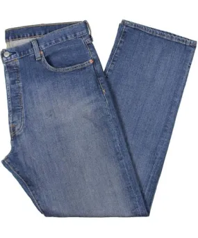 Levi Strauss & Co. Mens Stretch Denim Straight Leg Jeans