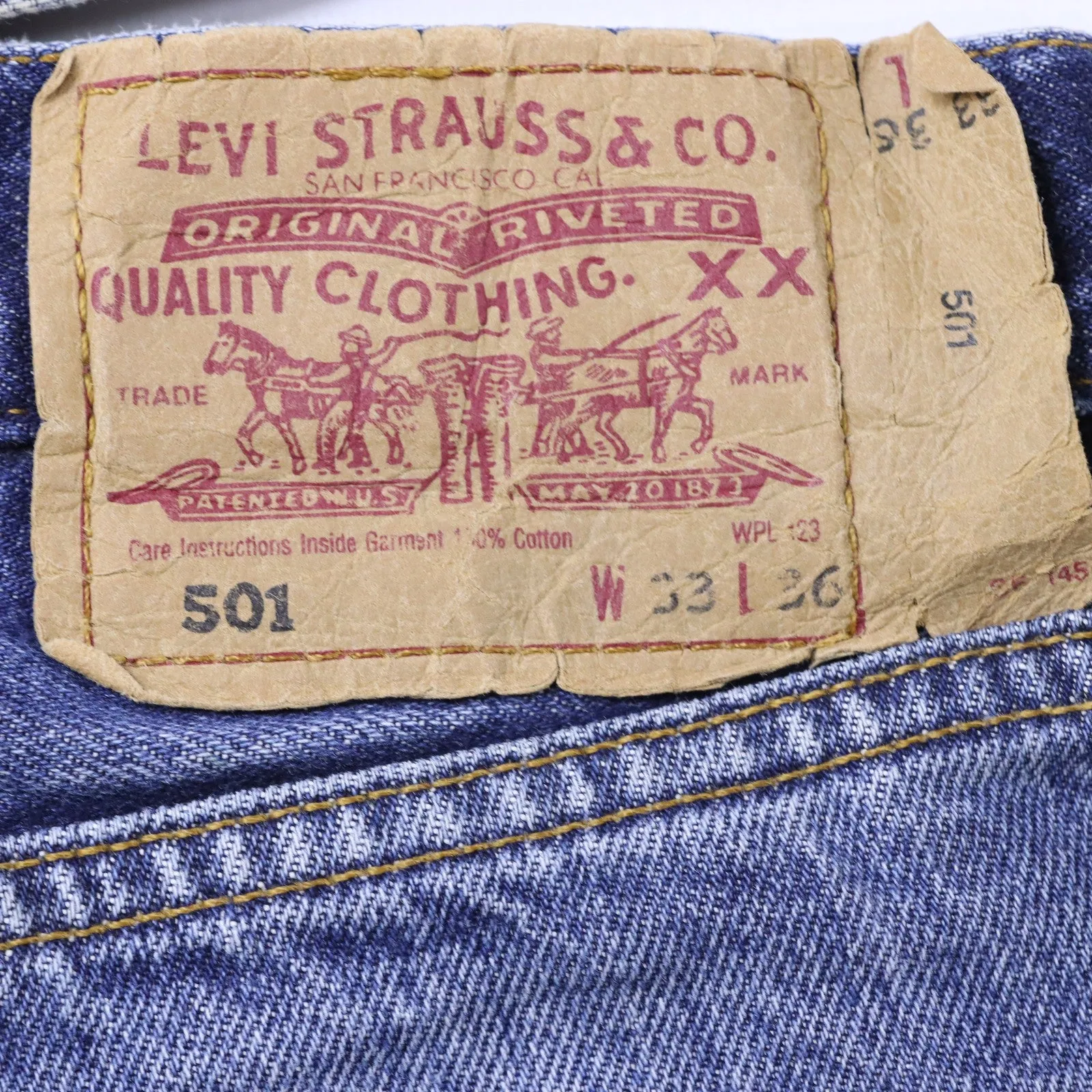 Levi's 501 Blue Jeans