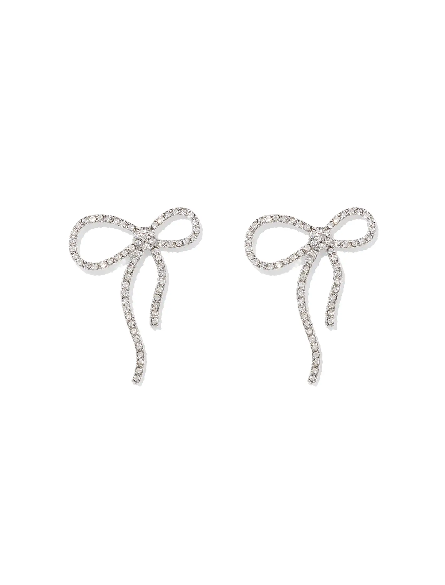 Maisy Bow Crystal Earrings