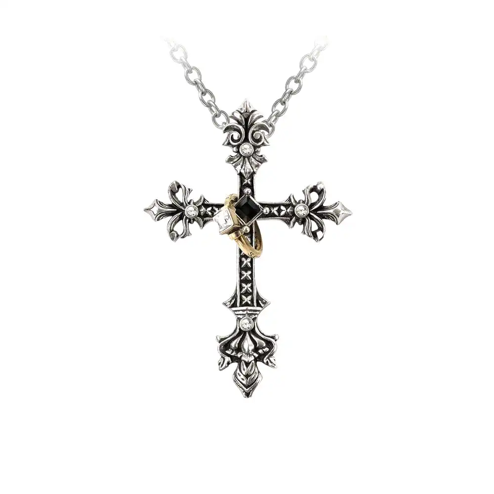 Maryam Theotokos Ring Cross Pendant