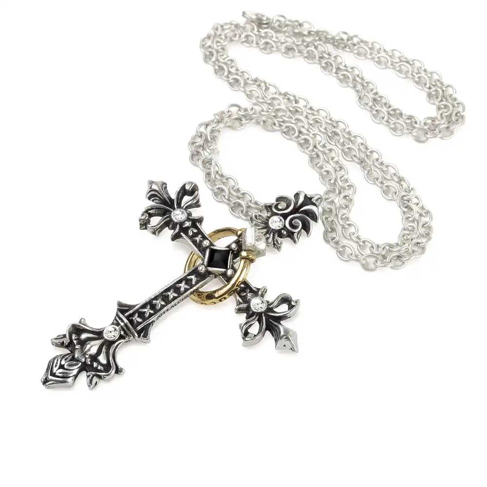 Maryam Theotokos Ring Cross Pendant