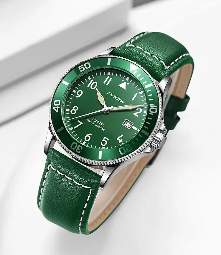 Men Genuine Leather Watch