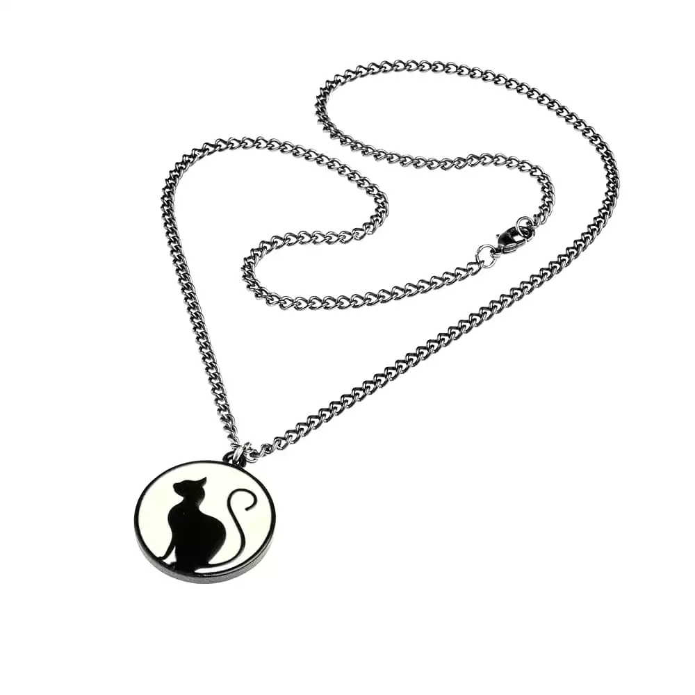 Meow at the Moon Pendant