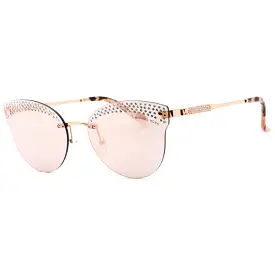 Michael Kors 0MK1130B Sunglasses Pink Gold / Rose Gold Mirror With Crystal Women's