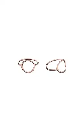 Monocle Ring, Rose Gold