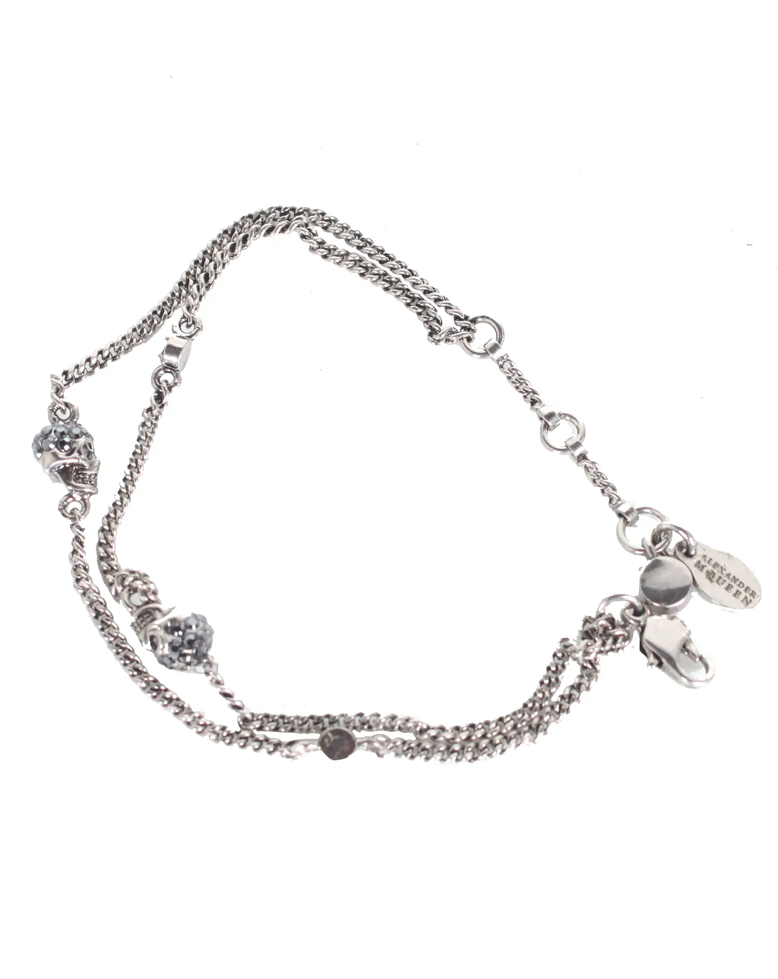 Multi Chain Bracelet, Silver