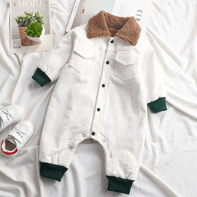 Newborn Corduroy Romper