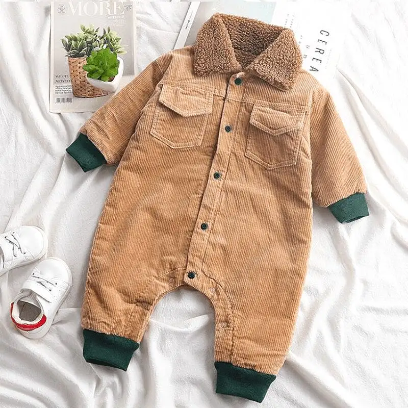 Newborn Corduroy Romper