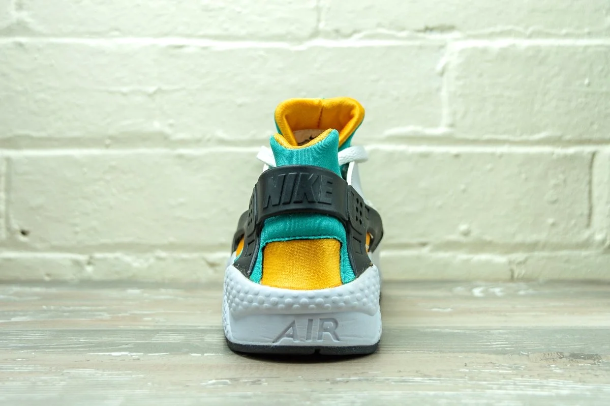 Nike Air Huarache White Turquoise Gold 318429 137