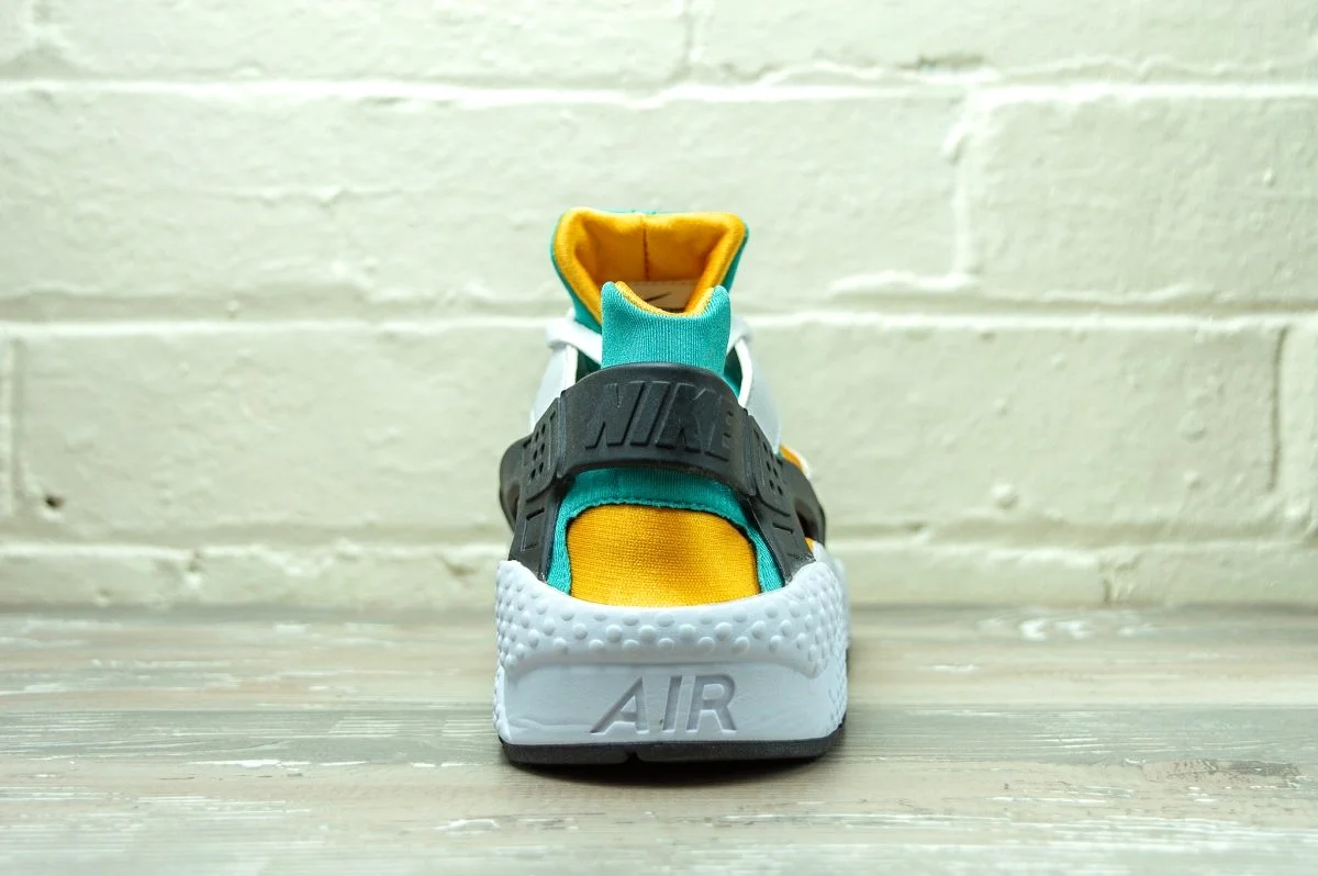 Nike Air Huarache White Turquoise Gold 318429 137