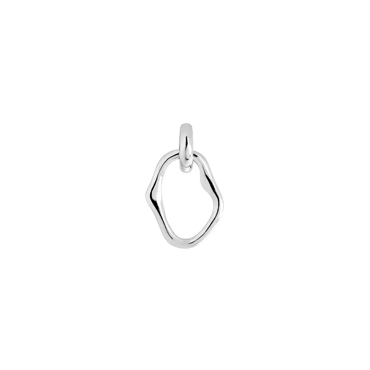 Noon Mini Earring, Silver