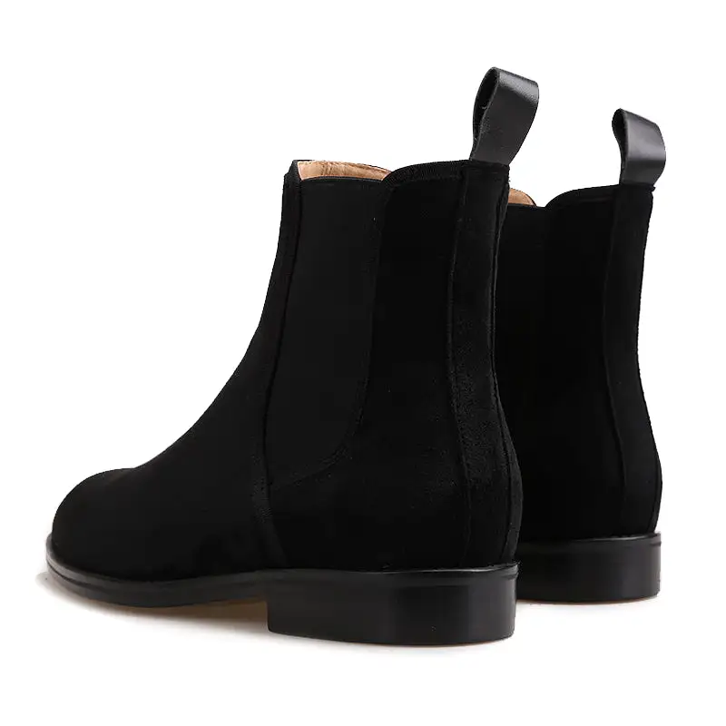 OneDrop Handmade Men Leather CHELSEA Boots Pigskin Suede