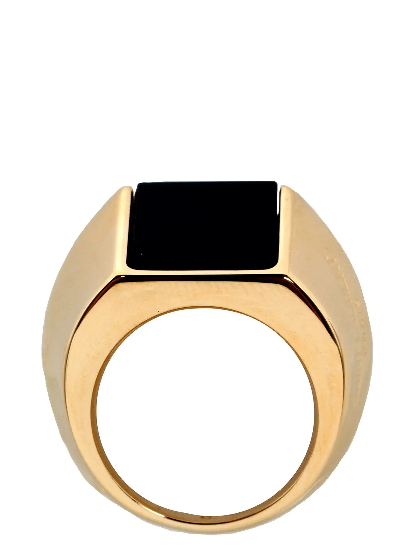 Opyum Bague Duo Ring, Onyx/Howlite