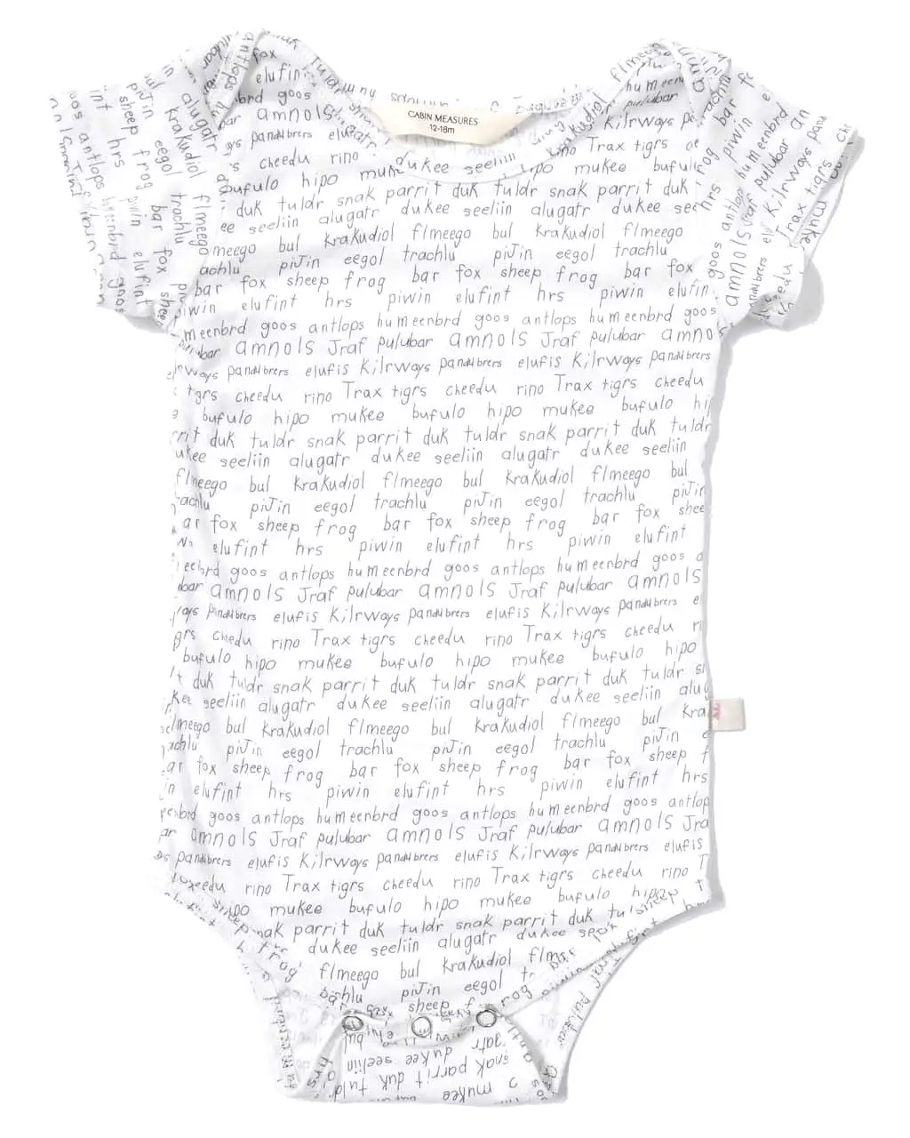 Organic Cotton Onesie / FONT