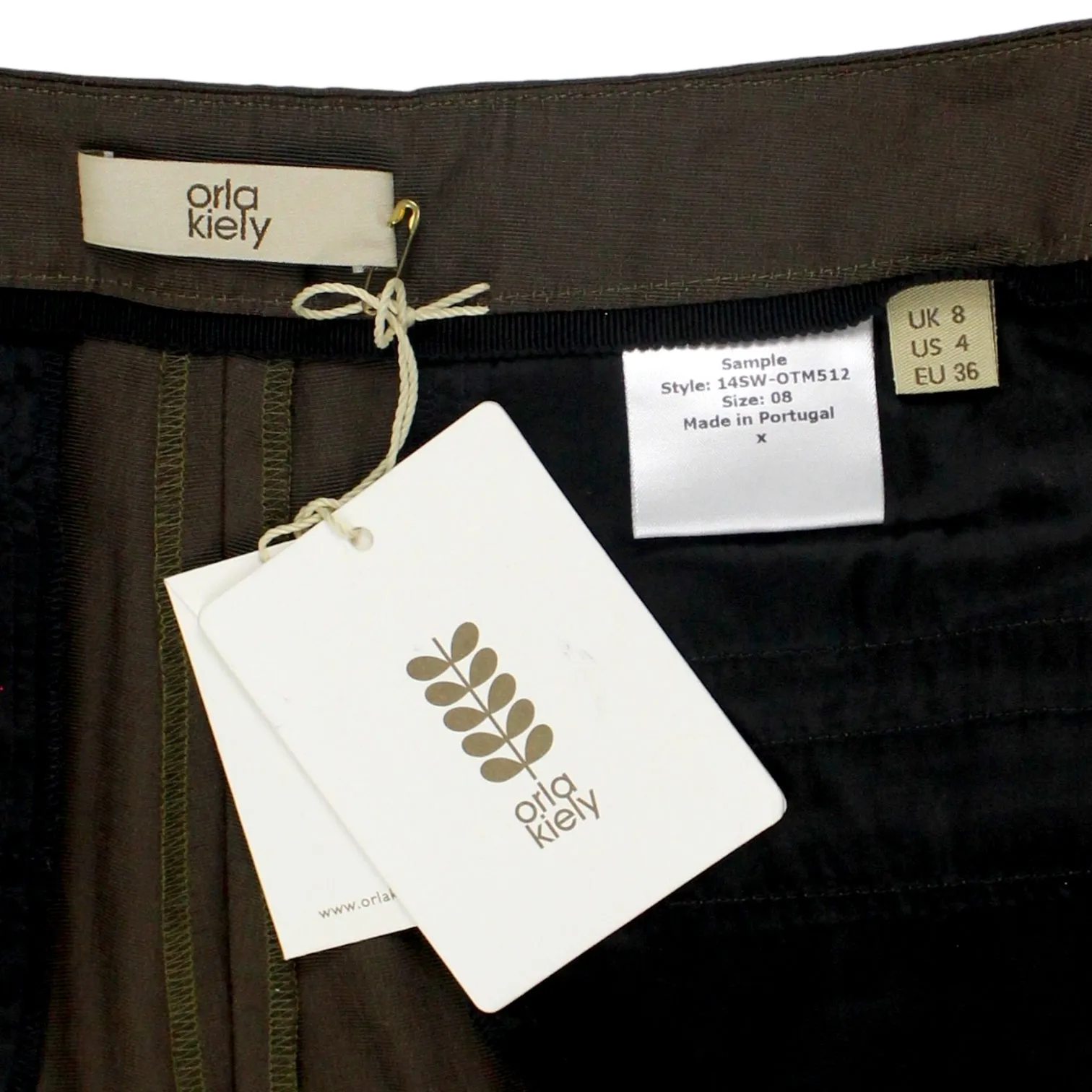 Orla Kiely Walnut Tapered Trousers