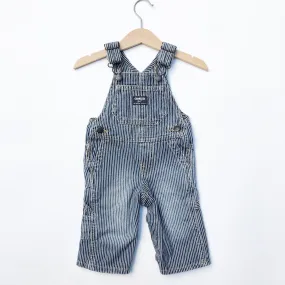 Osh Kosh Vintage Hickory Stripe Overalls Size 6-9 months