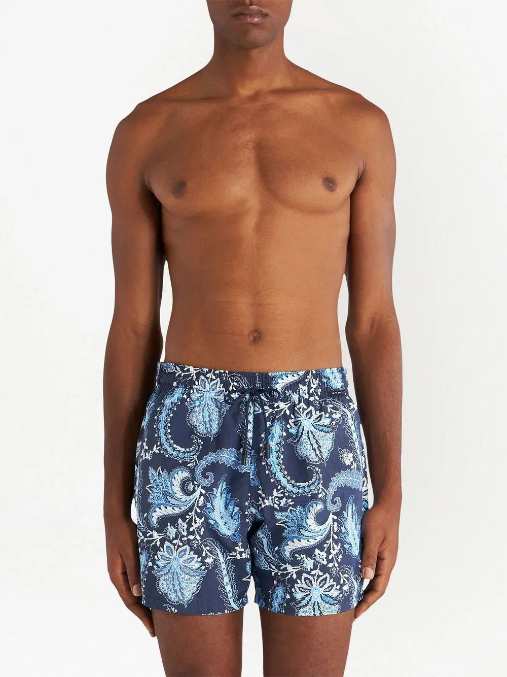 Paisley-print swim shorts