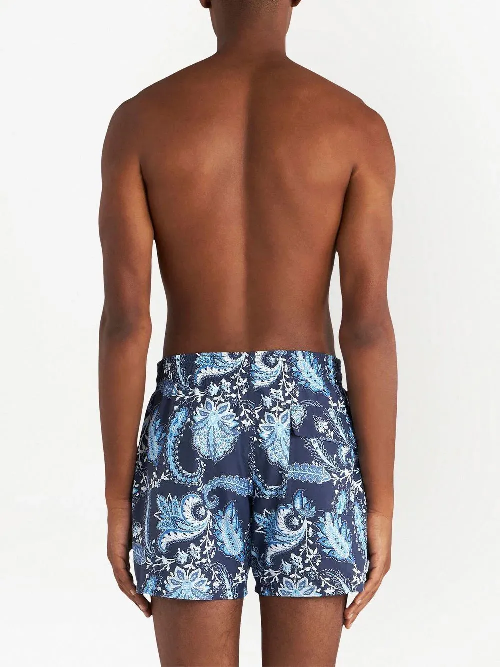 Paisley-print swim shorts