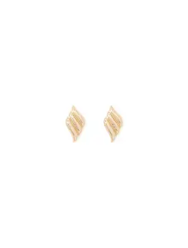 Pam Pretty Panel Stud Earrings