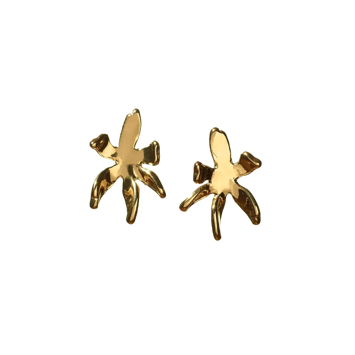 Paper Lily Stud, Gold