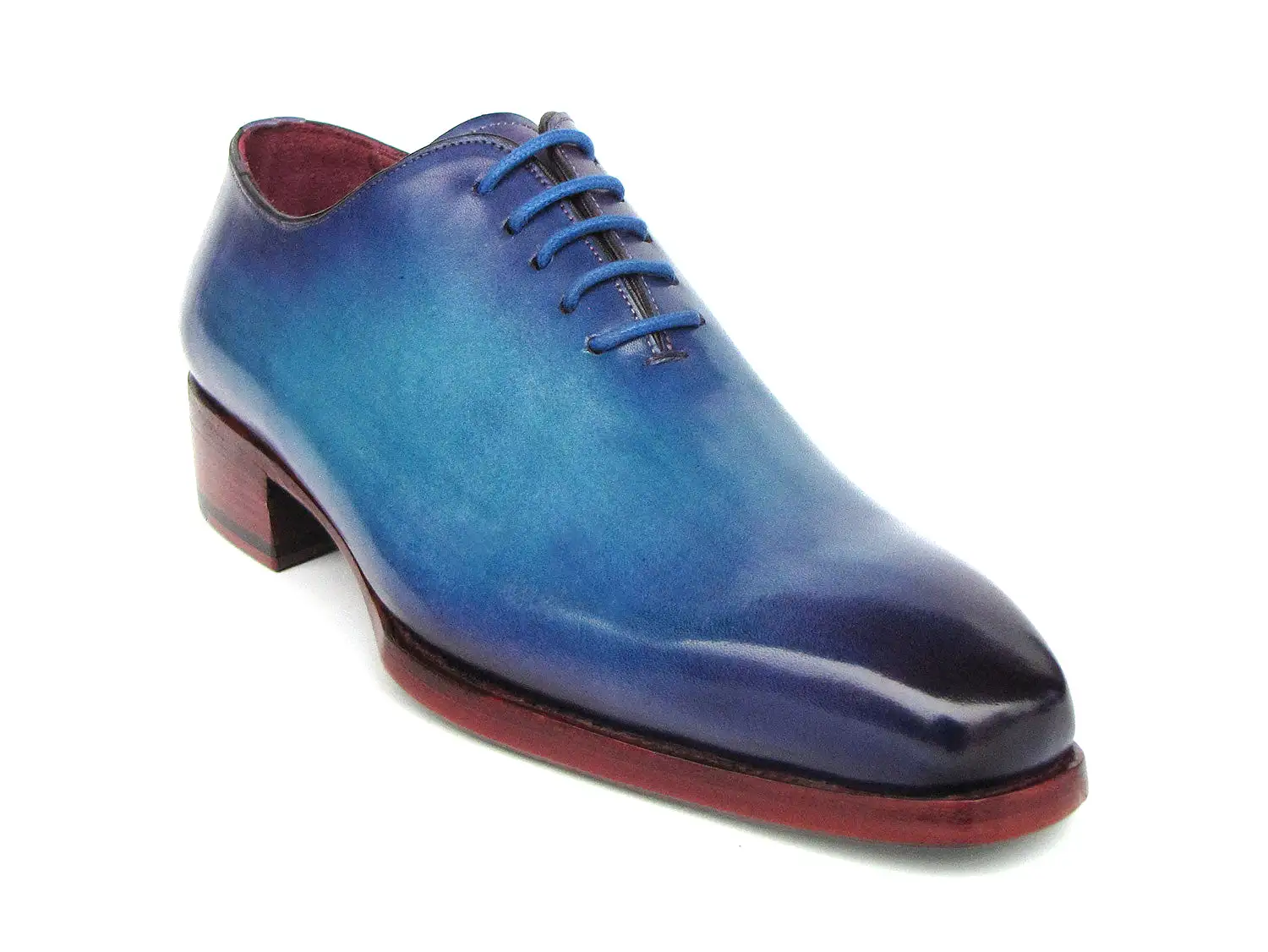 Paul Parkman Goodyear Welted Wholecut Oxfords Blue & Turquoise - 044TRQ