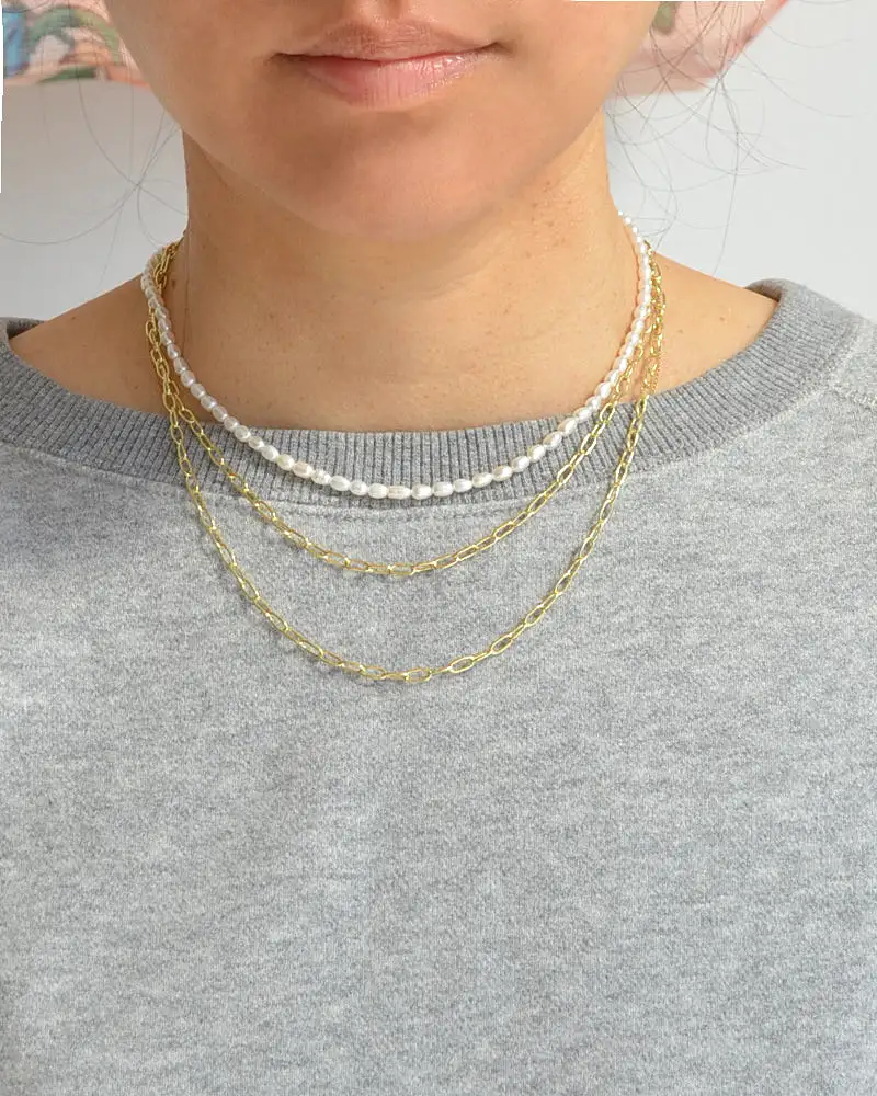 Petite Oval Link Necklace